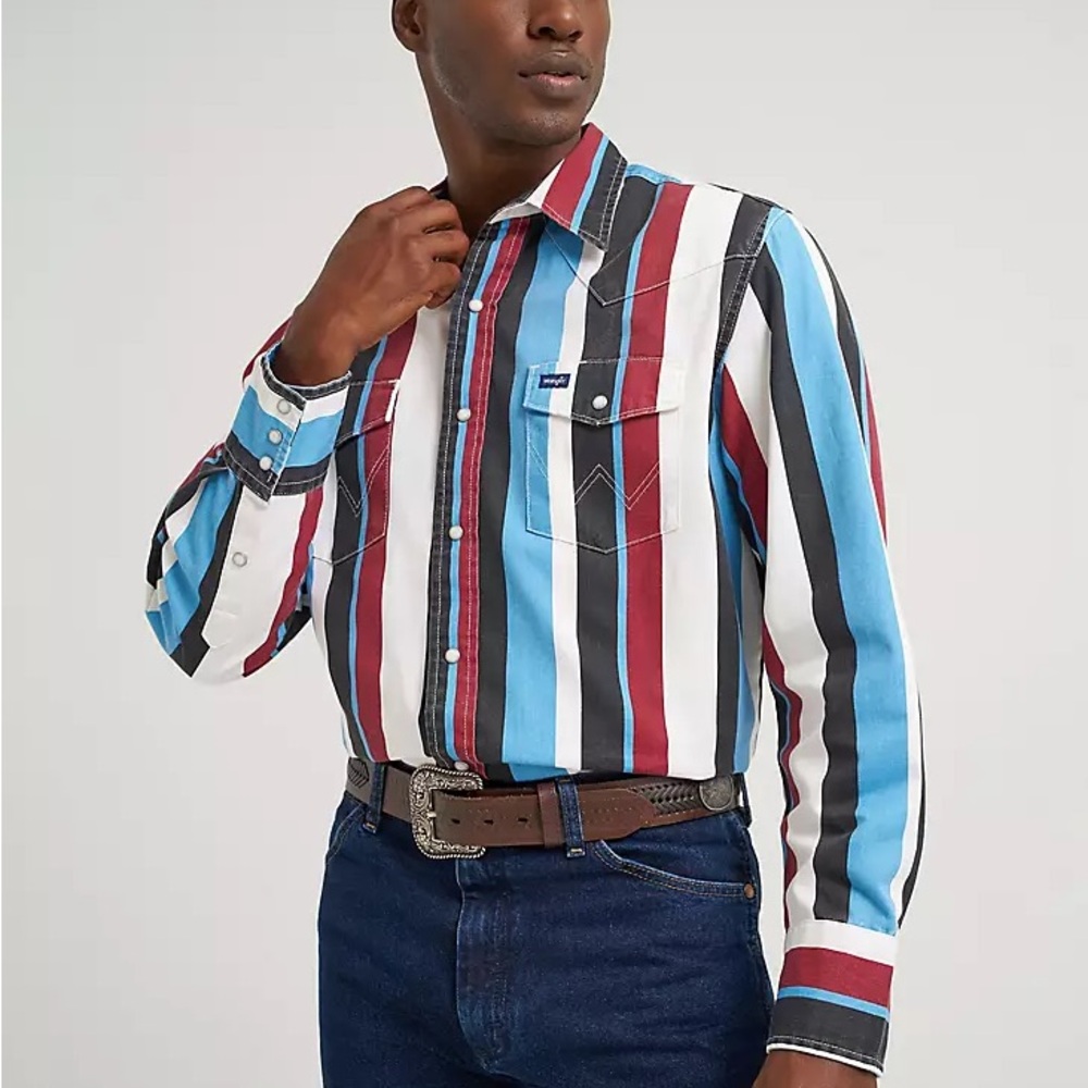Vintage-Inspired Wrangler Brushpopper - Blue Raspberry